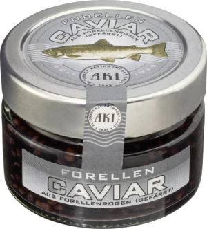 Forellenkaviar schwarz