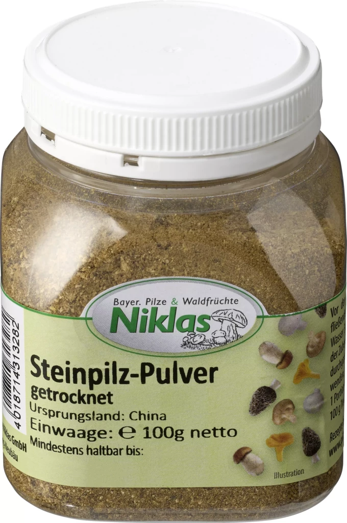 Steinpilzpulver getrocknet