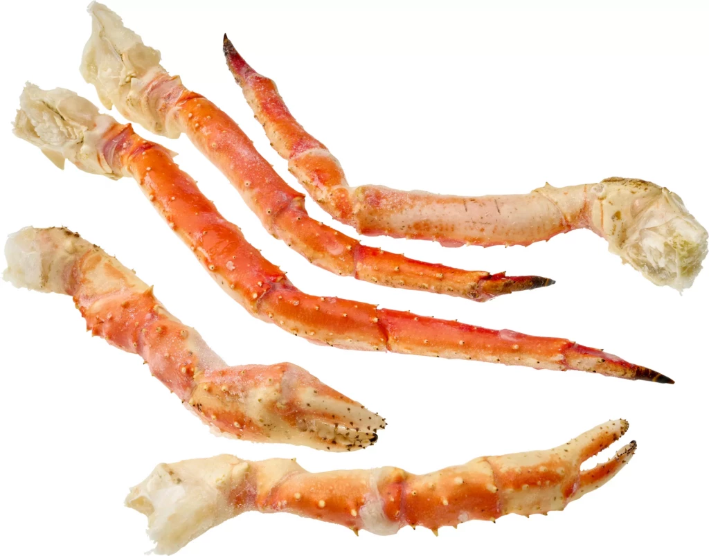 Königskrabbenbeine