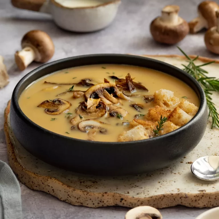 Cremige Steinpilzsuppe
