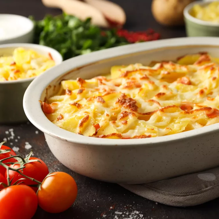 Kartoffelgratin mit Iberico Schweinefilet