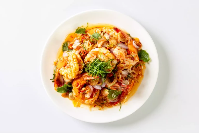 Gambero Rosso Salat mit Zitronengras