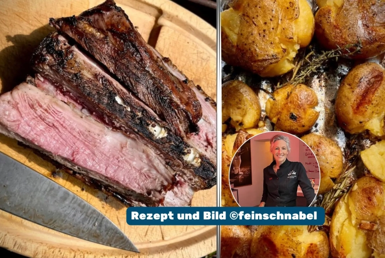 Lammrücken mit Rosmarinkartoffeln